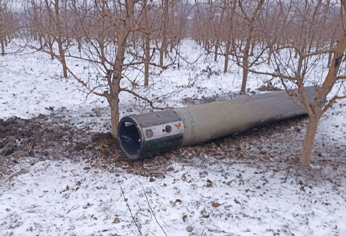 Який тип ракет впав у Молдові 5 грудня