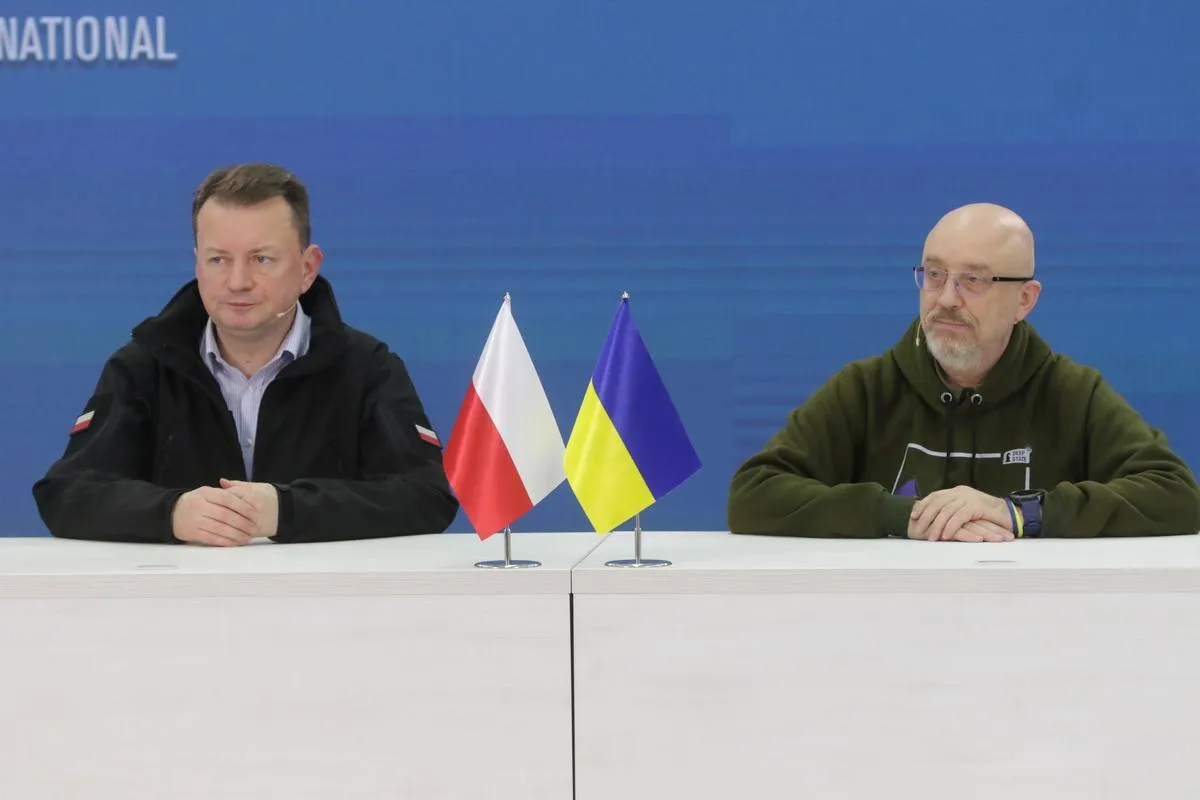 Глави міністерств оборони Польщі та України Глави міністерств оборони Польщі та України