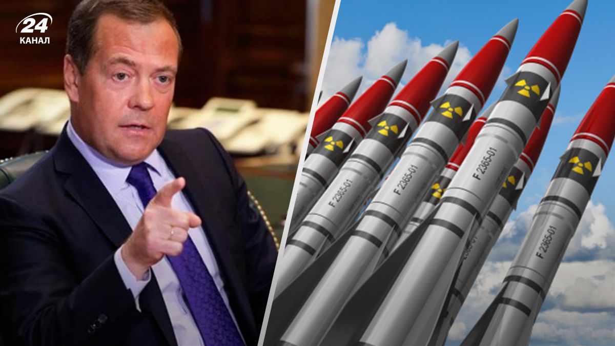 Медведев снова угрожает Украине ядерным оружием Медведев снова угрожает Украине ядерным оружием
