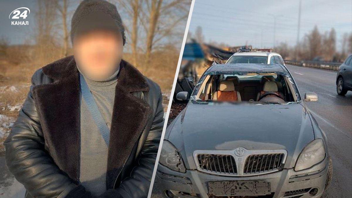 П’яний чоловік їздив Києвом у автівці без лобового скла - 24 Канал