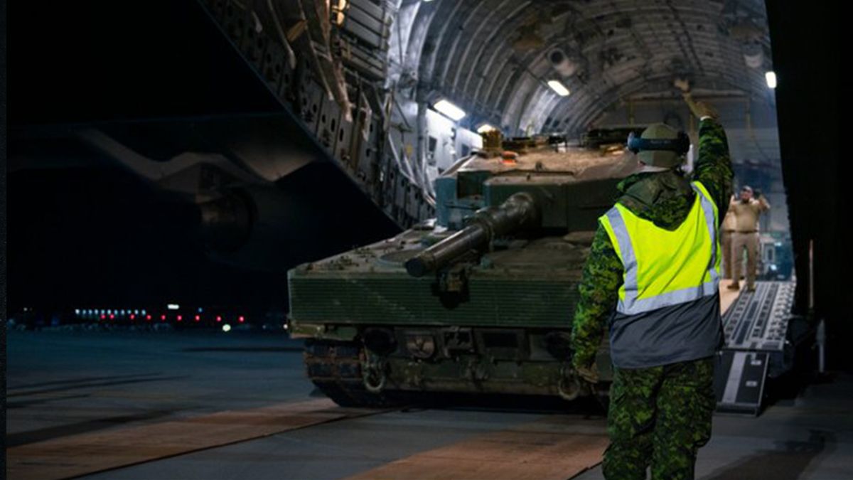 Леопард для Украины уже прибыл из Канады в Польшу - 24 Канал Леопард для Украины уже прибыл из Канады в Польшу - 24 Канал