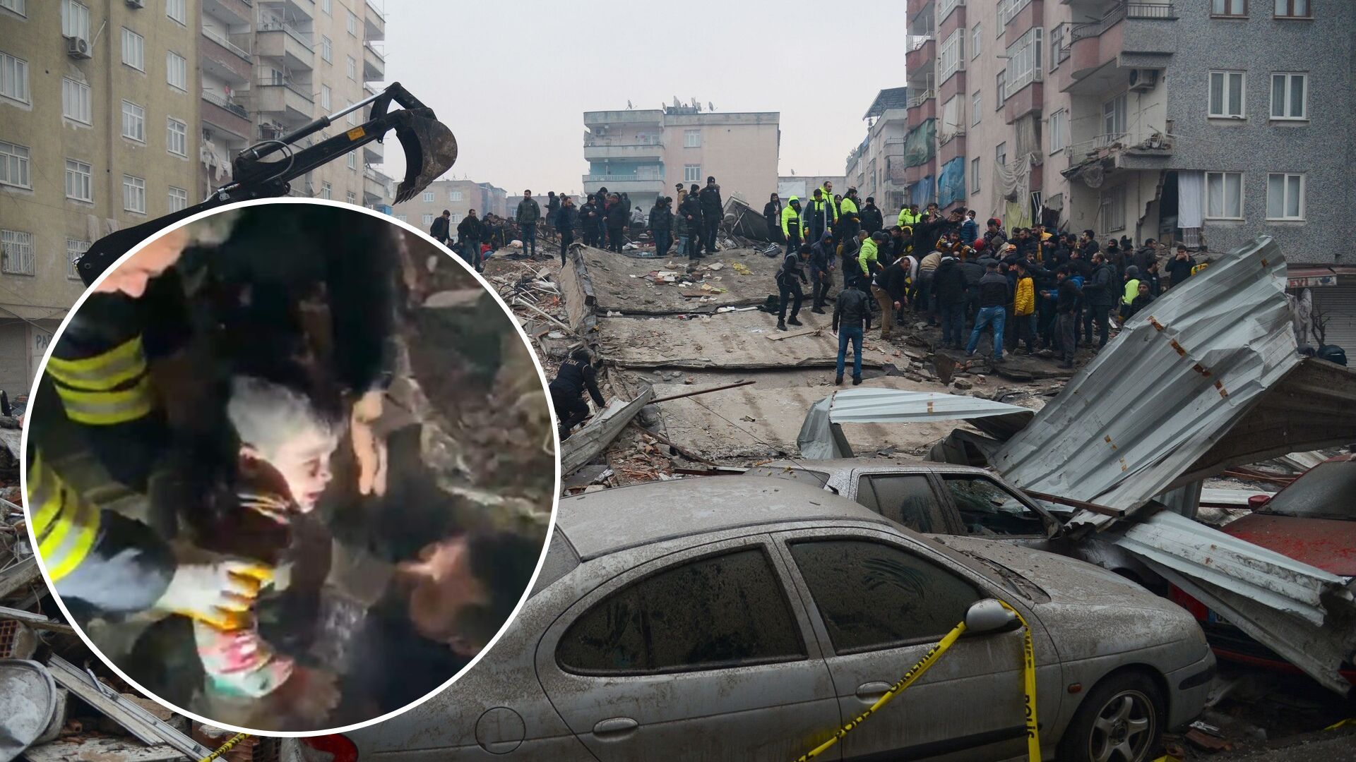 Землетрясение в Турции 6 февраля 2023 - из-под завалов достали 3-летнего ребенка - 24 Канал