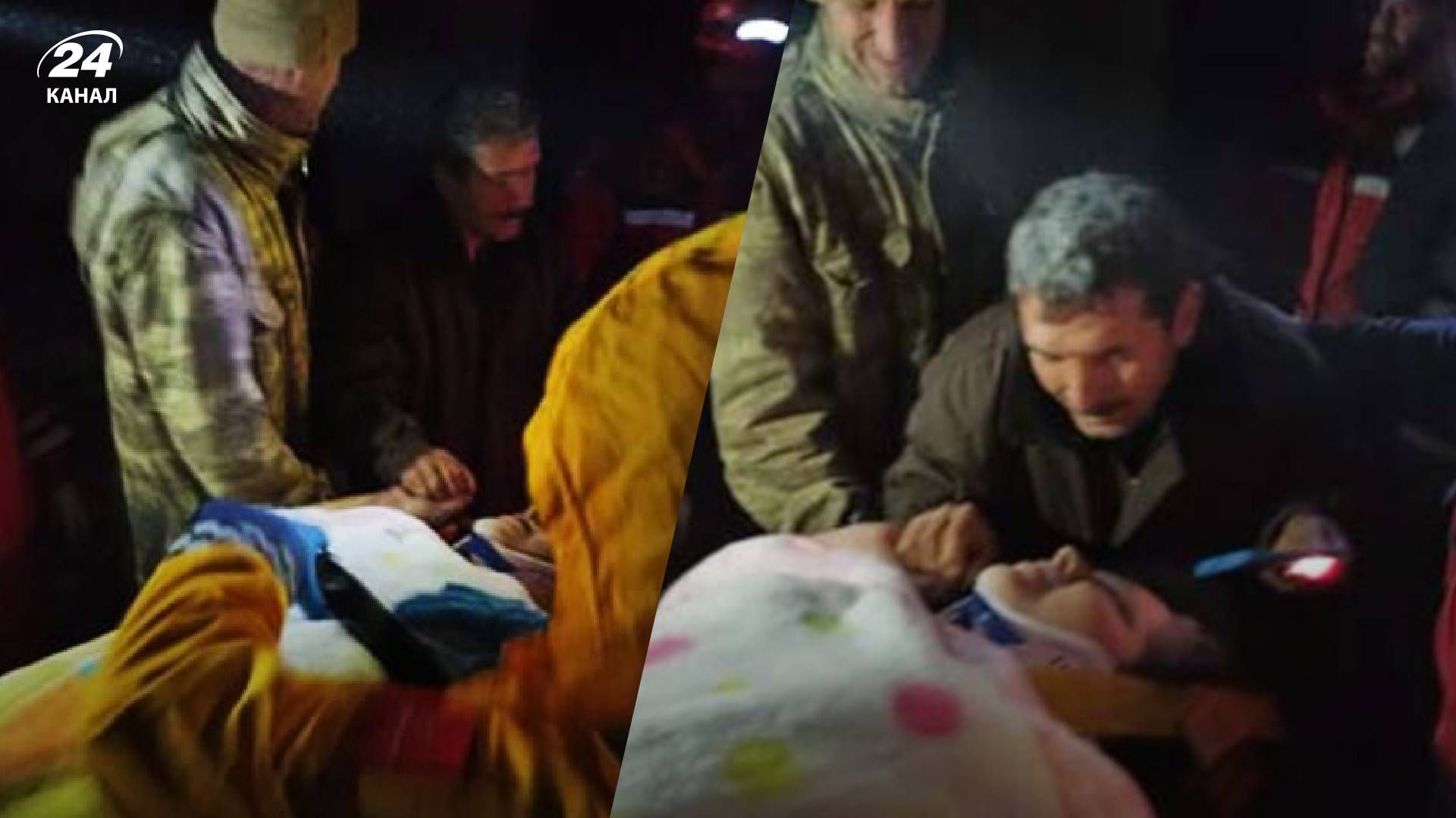 Землетрясение в Турции - через 43 часа из-под завалов спасли женщину Землетрясение в Турции - через 43 часа из-под завалов спасли женщину
