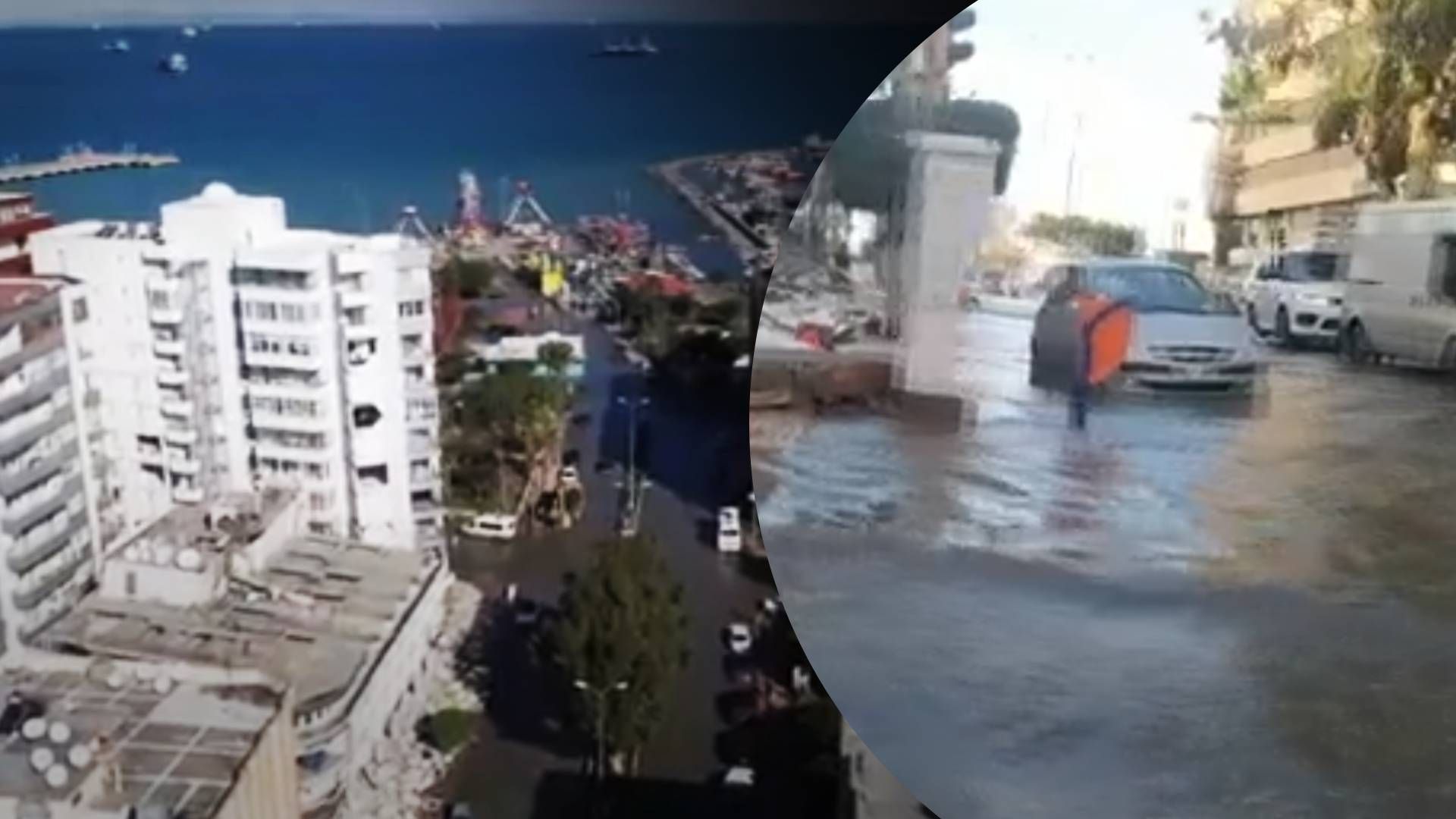 После землетрясения в турецком Искендеруне поднялся уровень моря: дороги затопило, людей эвакуировано - 24 Канал