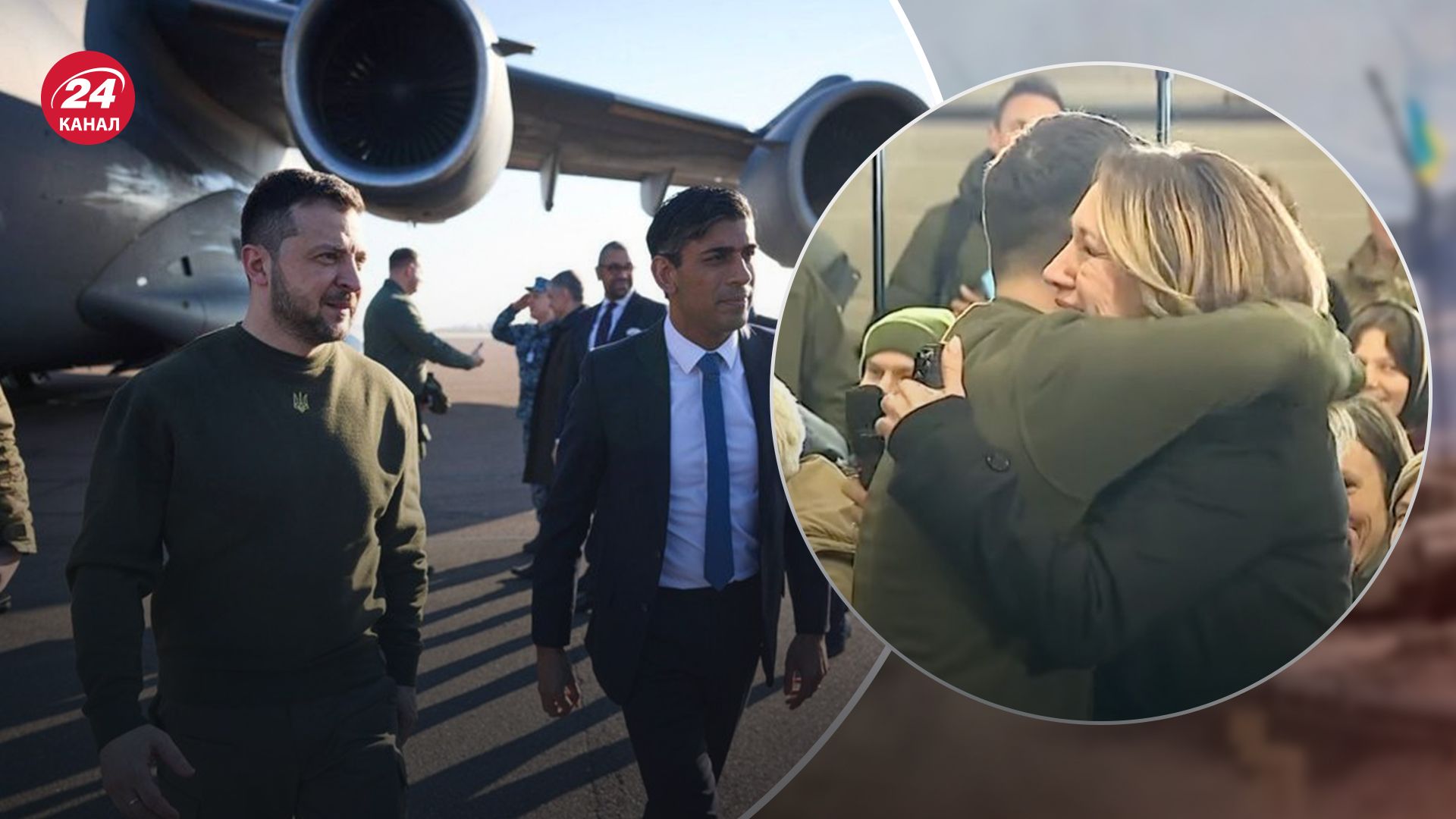 Володимир Зеленський обійняв журналістку Володимир Зеленський обійняв журналістку