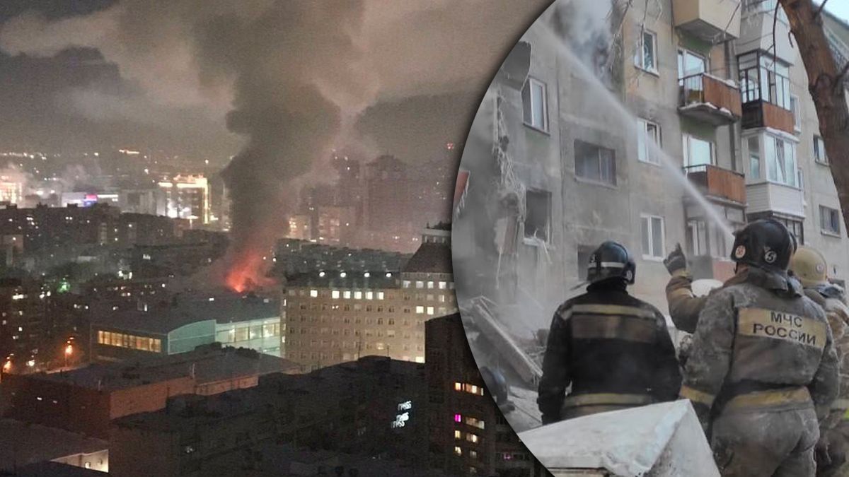 Пожежа в Новосибірську та руйнування будинку