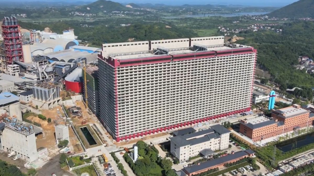 В Китае строят многоэтажные свинофермы В Китае строят многоэтажные свинофермы