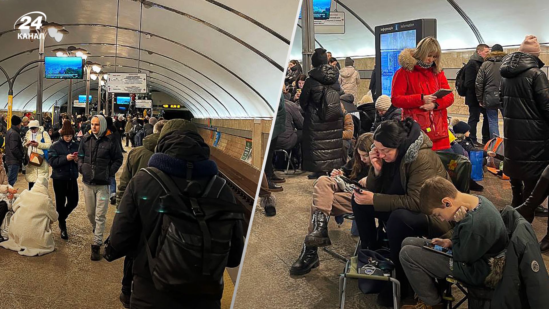 Масована ракетна атака 10 лютого 2023 - як у Києві пережили цей ранок - фото з метро Масована ракетна атака 10 лютого 2023 - як у Києві пережили цей ранок - фото з метро