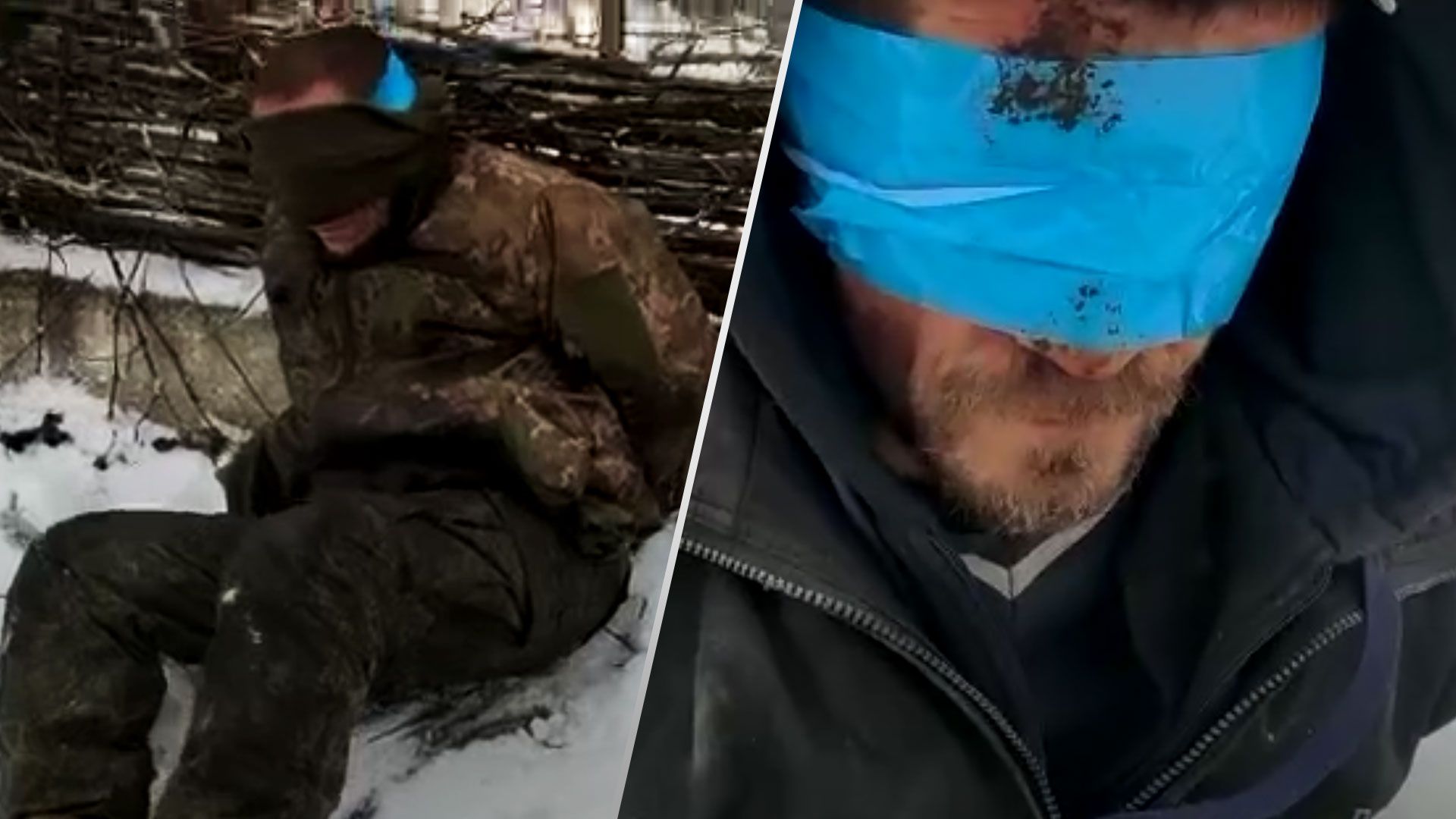 Російські полонені - українські бійця взяли в полон зеків під Бахмутом - 24 Канал
