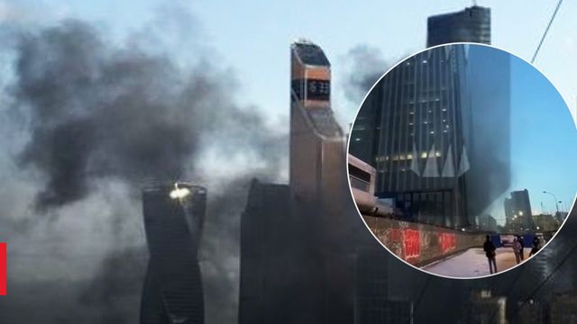 Moscow is on fire: a fire broke out in one of the elite skyscrapers Moscow Towers