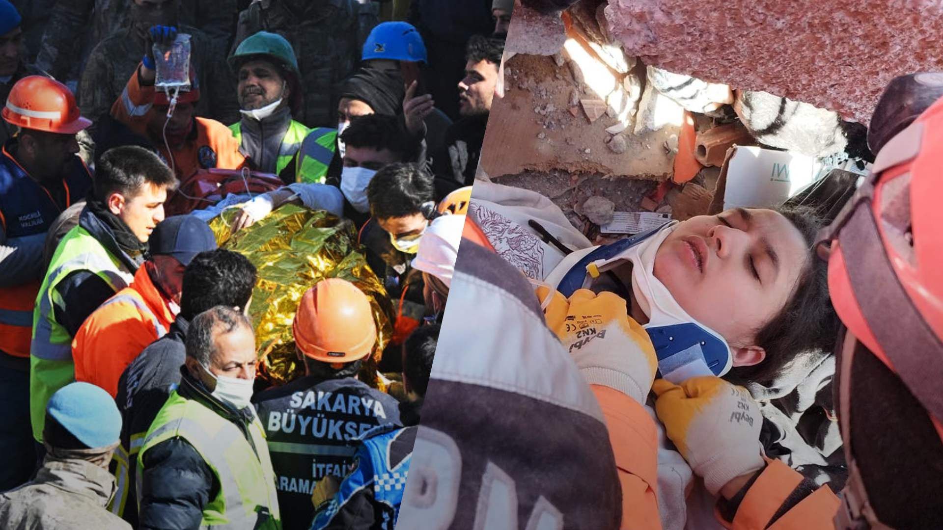 В Турции девушку достали из-под завалов