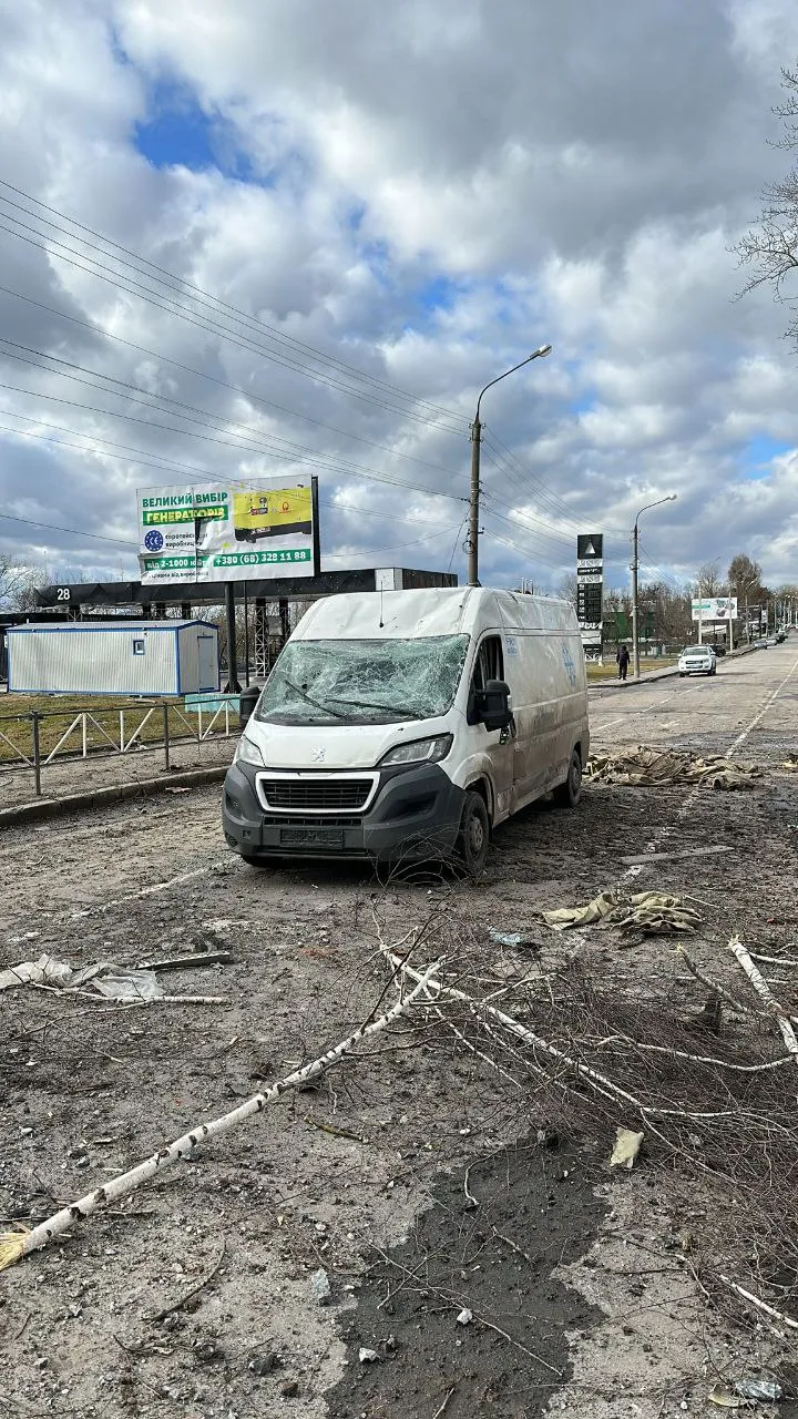 Последствия ракетного удара по Хмельницкому