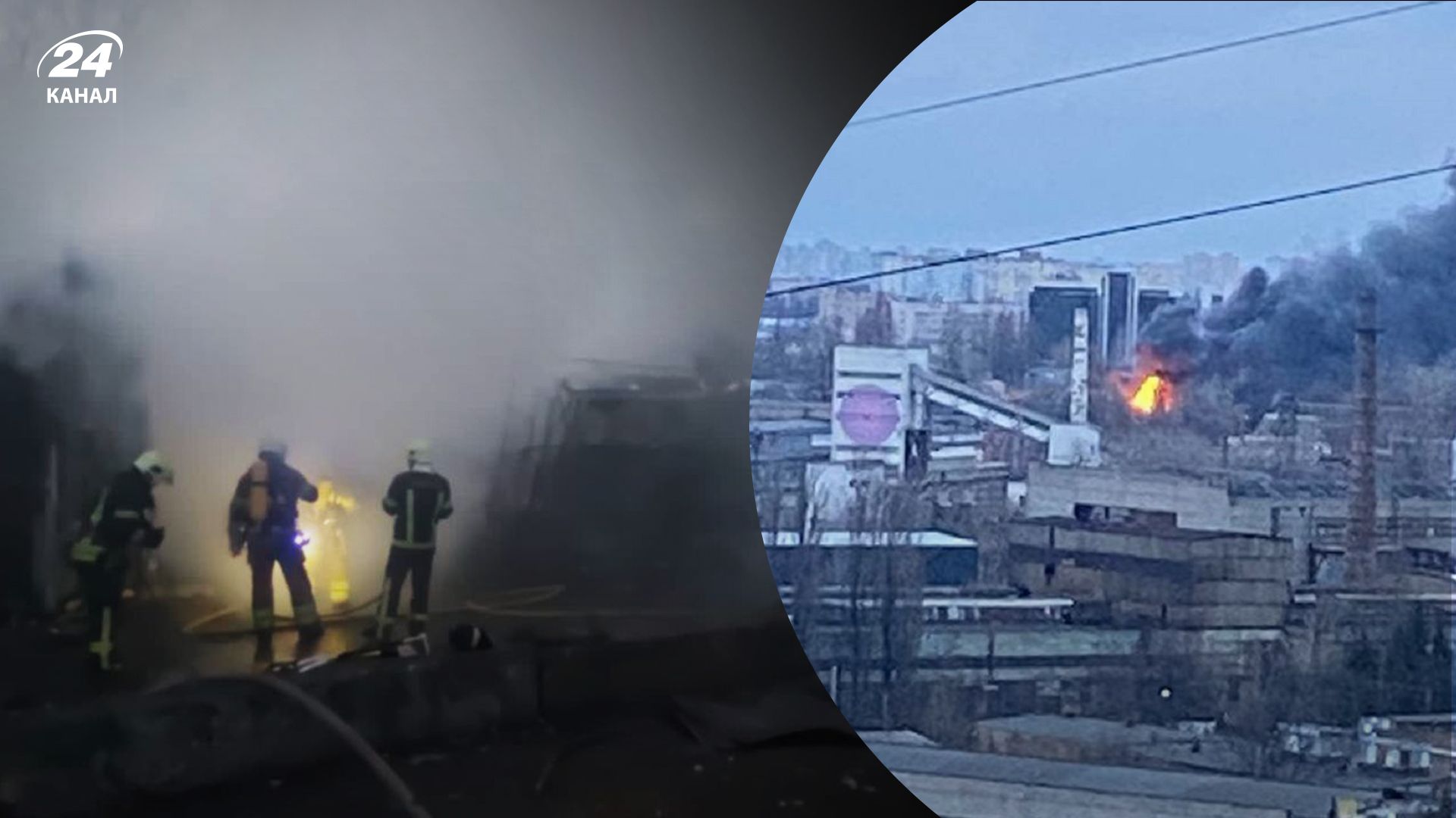 В Соломенском районе горит склад: на место выехали спасатели - 24 Канал В Соломенском районе горит склад: на место выехали спасатели - 24 Канал