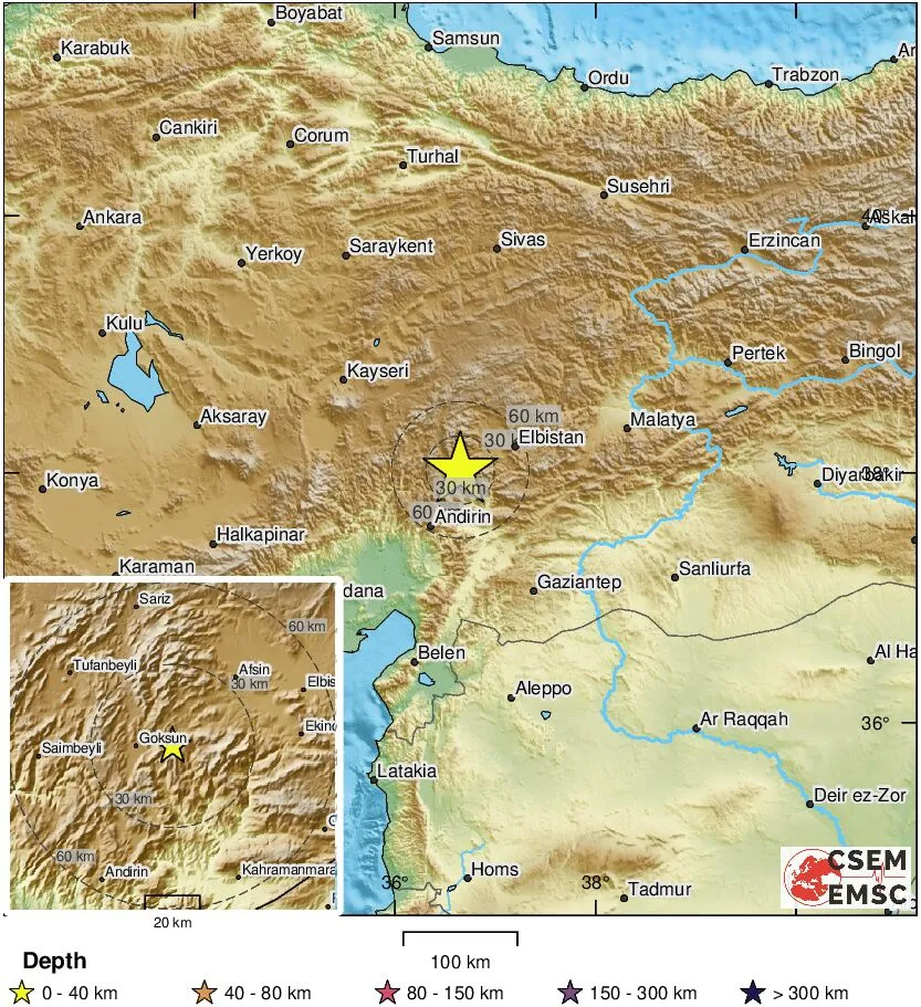 Землетрясение в Турции Землетрясение в Турции
