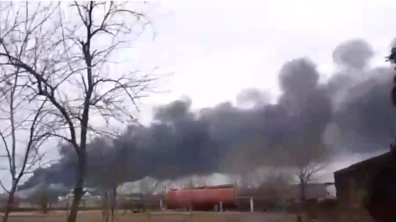 У Бердянську спалахнула пожежа У Бердянську спалахнула пожежа