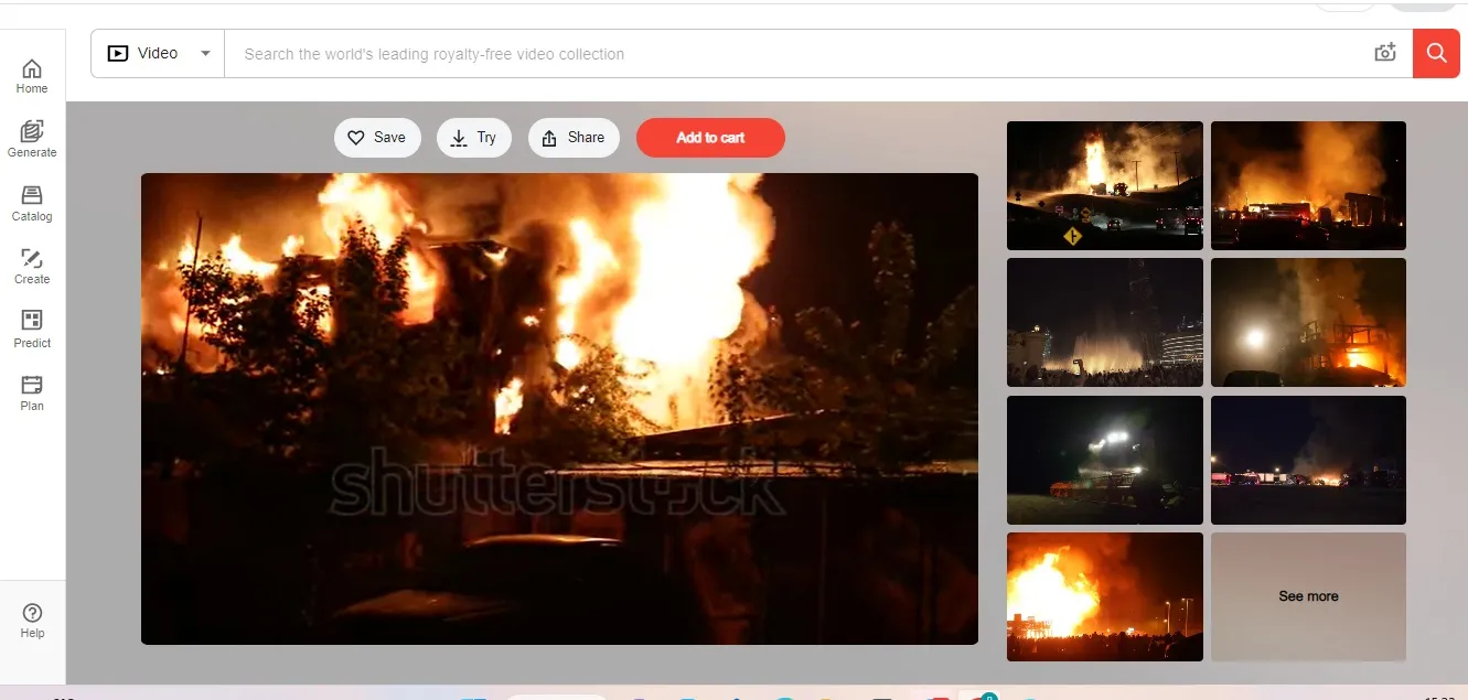 Видео фейковые из пожара в Москве