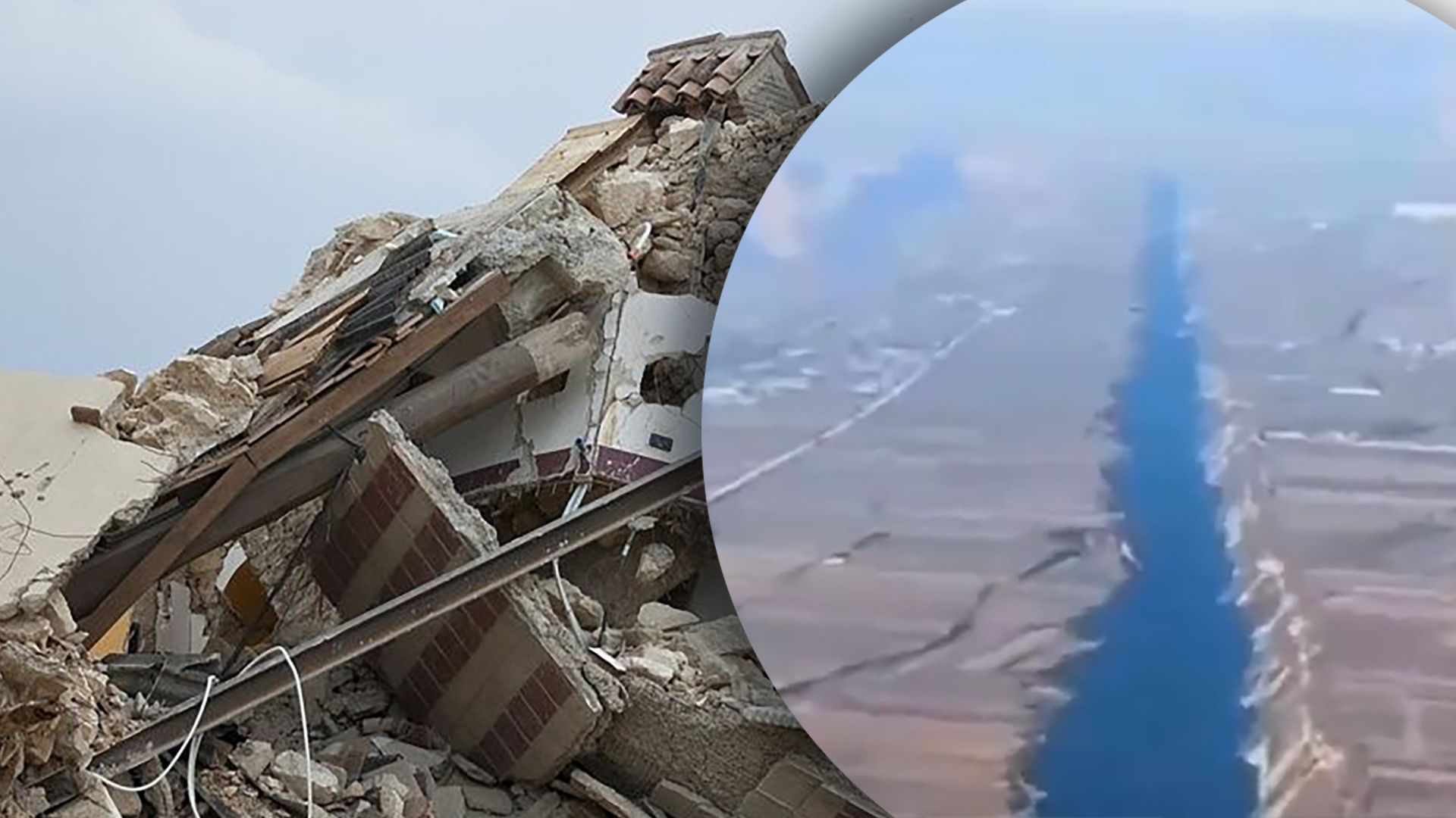Гігантська тріщина від землетрусу у Туреччині - шокуюче відео