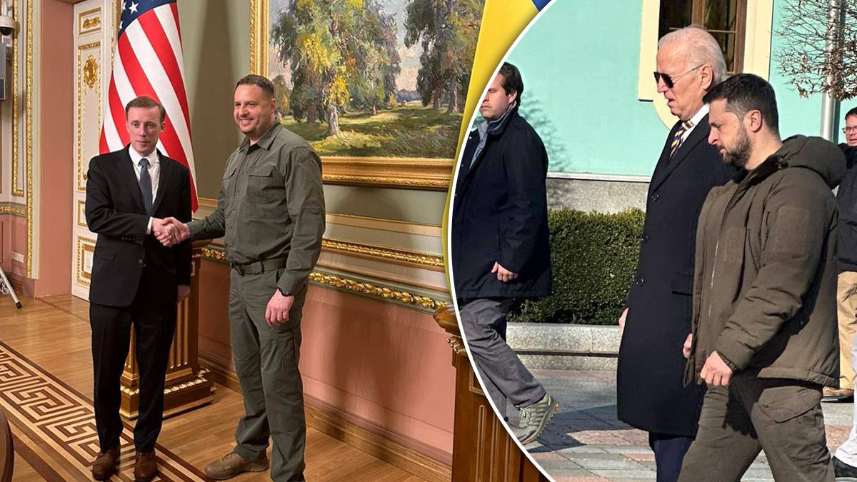 Єрмак про прибуття Байдена в Київ Єрмак про прибуття Байдена в Київ