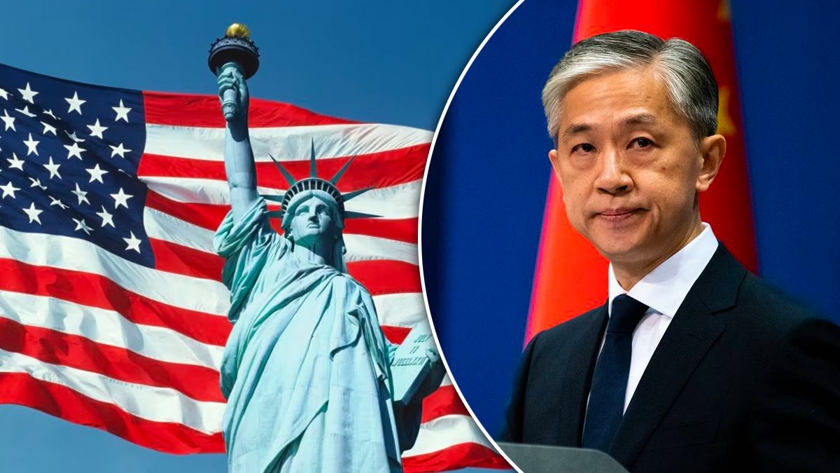 Представитель МИД Китая Ван Вэньбинь обратился к США Представитель МИД Китая Ван Вэньбинь обратился к США