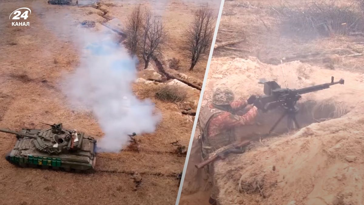 ЗСУ тренуються біля білоруського кордону - 24 Канал ЗСУ тренуються біля білоруського кордону - 24 Канал