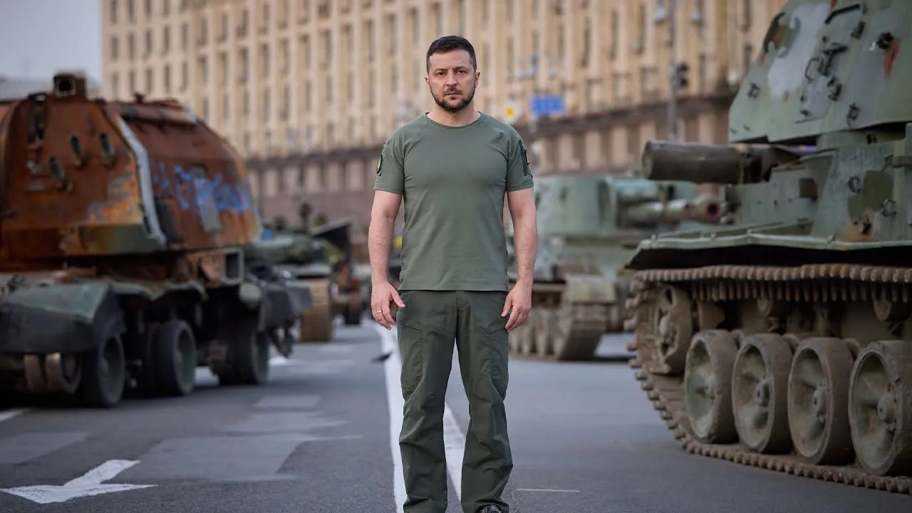 Владимир Зеленский в Киеве в День Независимости Владимир Зеленский в Киеве в День Независимости