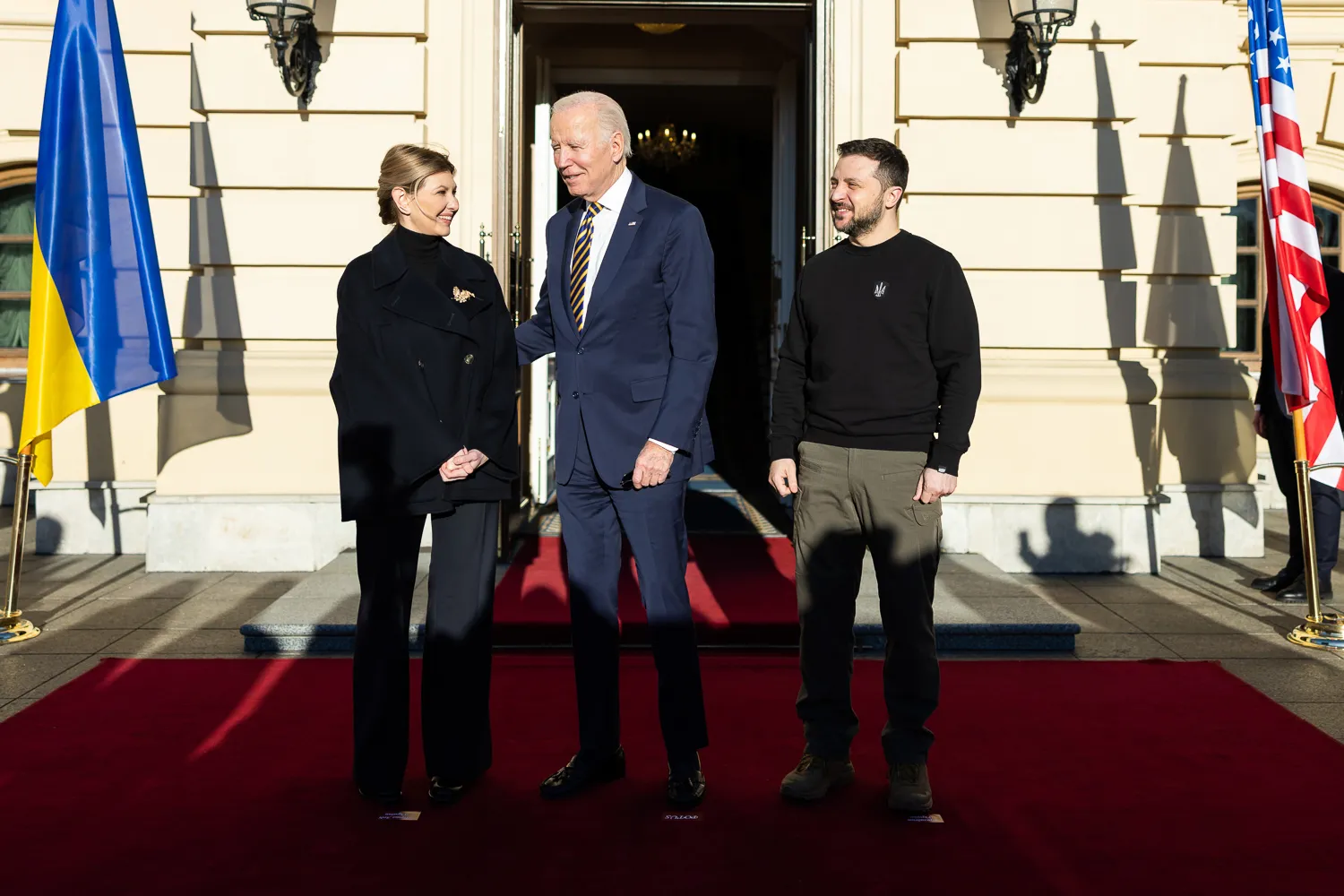 Подружжя Зеленських разом із президентом США Джо Байденом