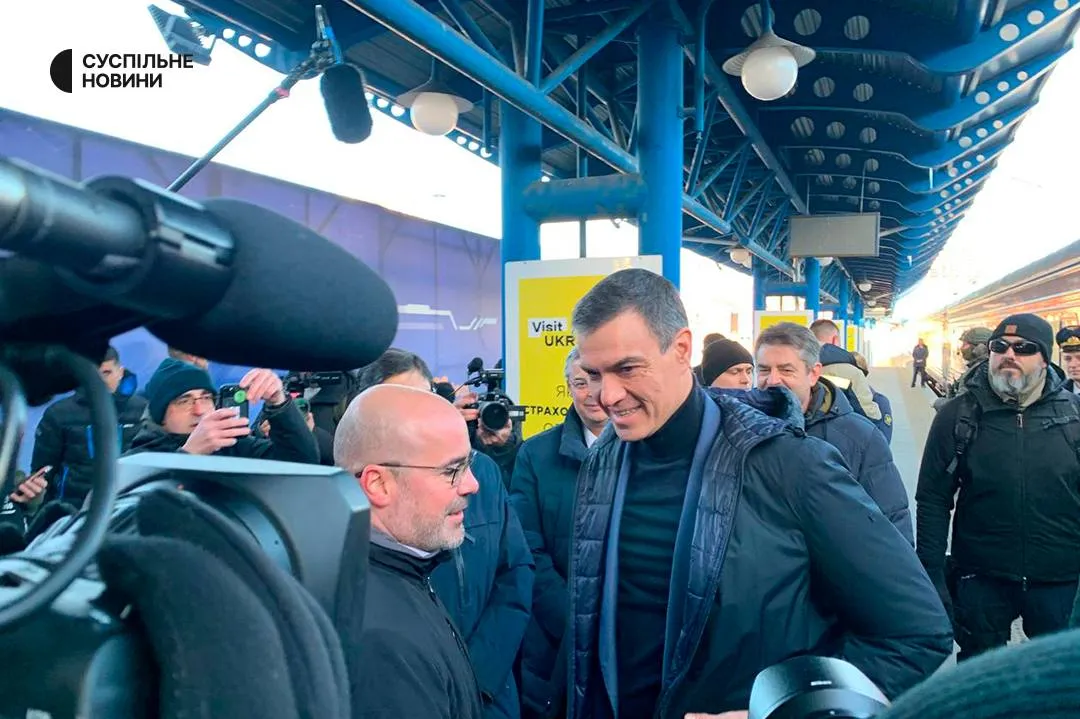 Педро Санчес прибув в Україну 23 лютого