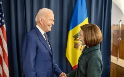 Байден и Санду Байден и Санду