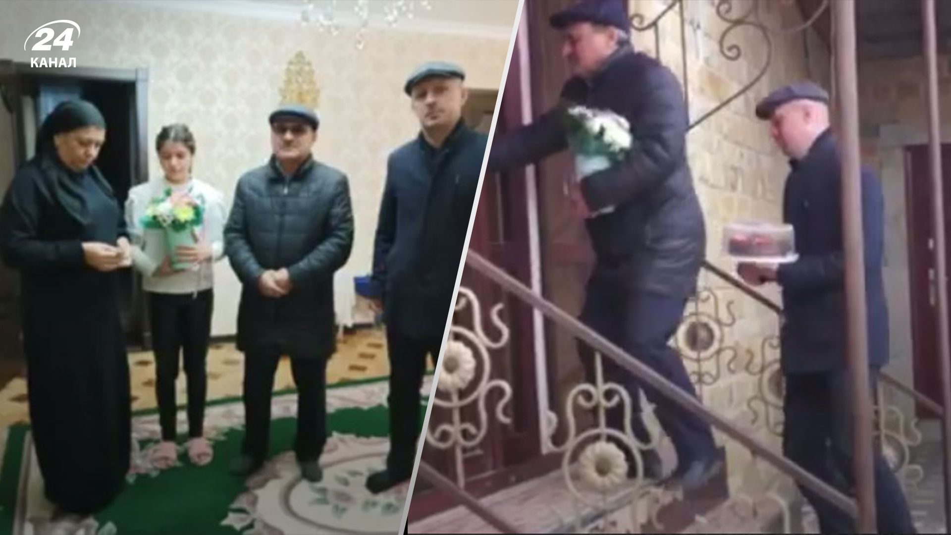 У Росії синам загиблих військових вручають квіти й торти У Росії синам загиблих військових вручають квіти й торти