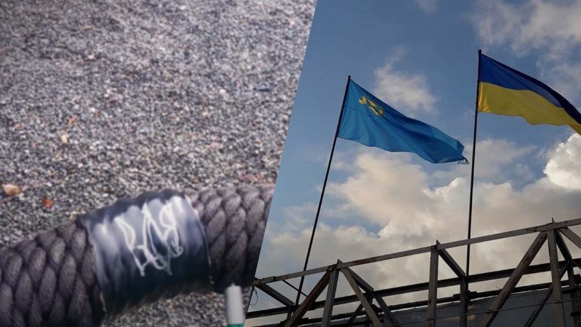 В Крыму девушку задержали за нарисованный герб Украины В Крыму девушку задержали за нарисованный герб Украины