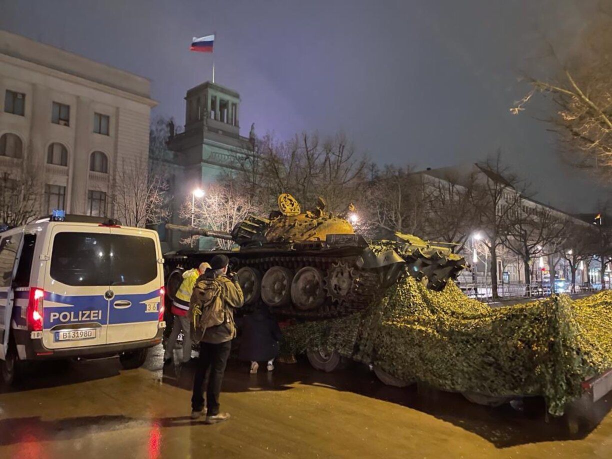 Российский танк в Берлине