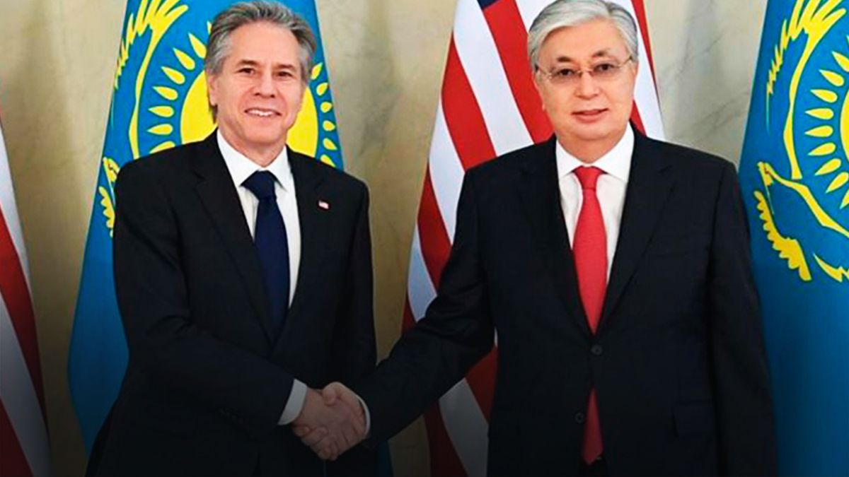 Зустріч Блінкена і Токаєва - 24 Канал Зустріч Блінкена і Токаєва - 24 Канал