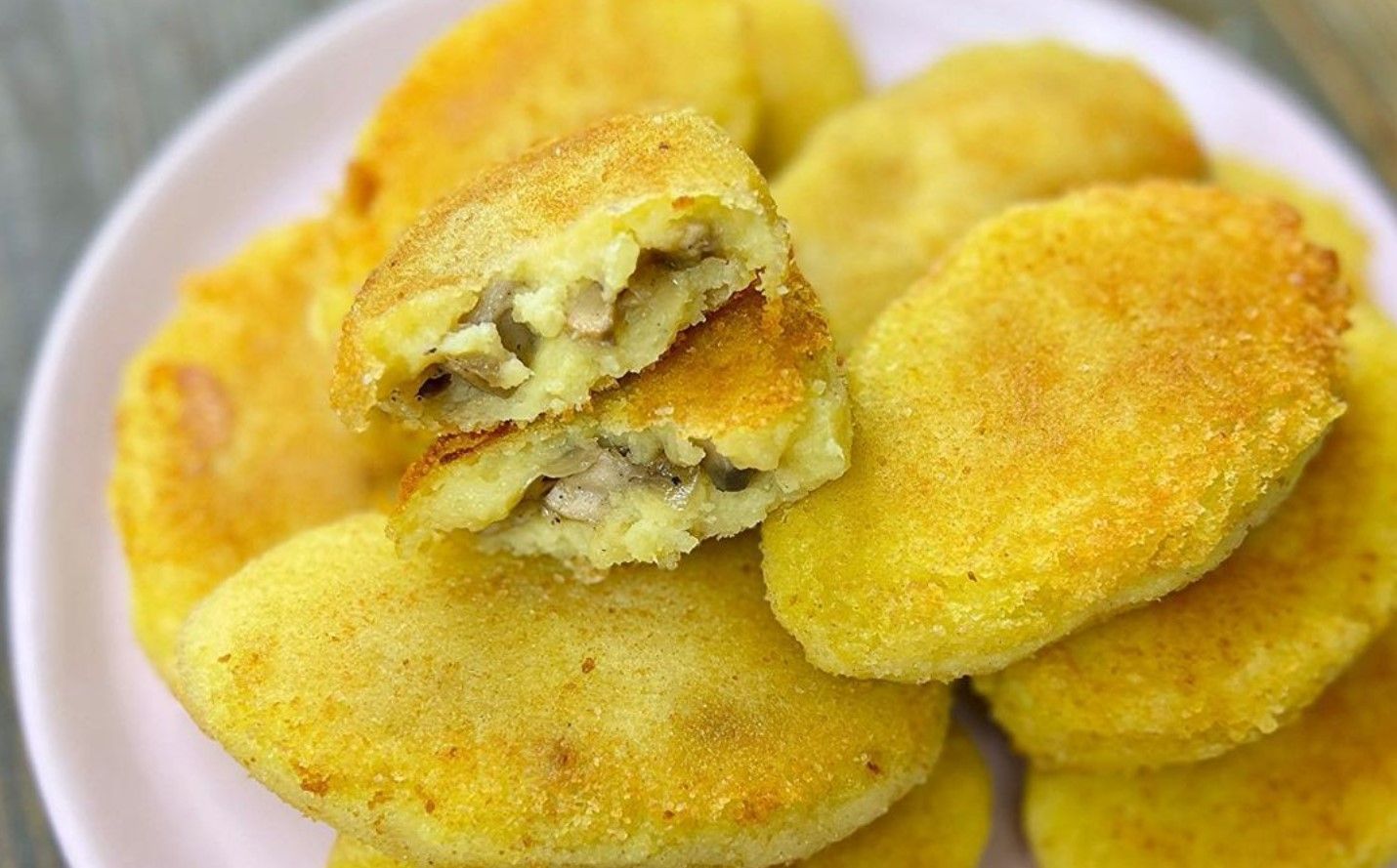 Картофельные зразы с грибами