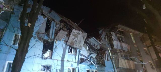 Zaporozhye March 2, 2023 – Russia hit a residential building