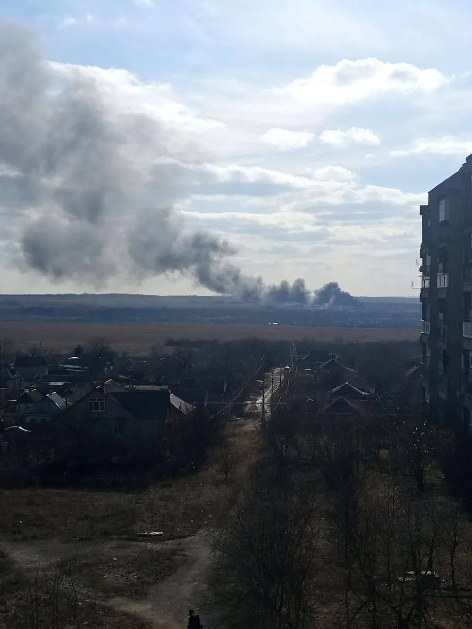 Падіння літака біля Єнакієво