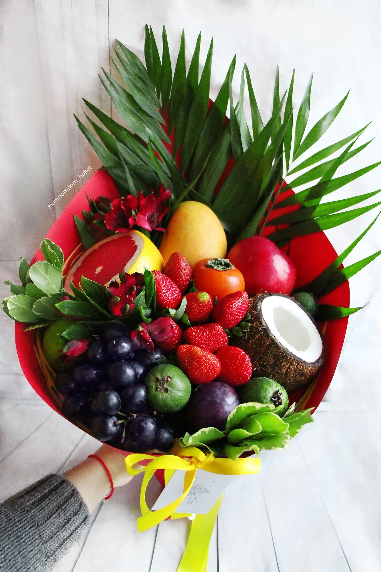 Идея букета из фруктов Идея букета из фруктов