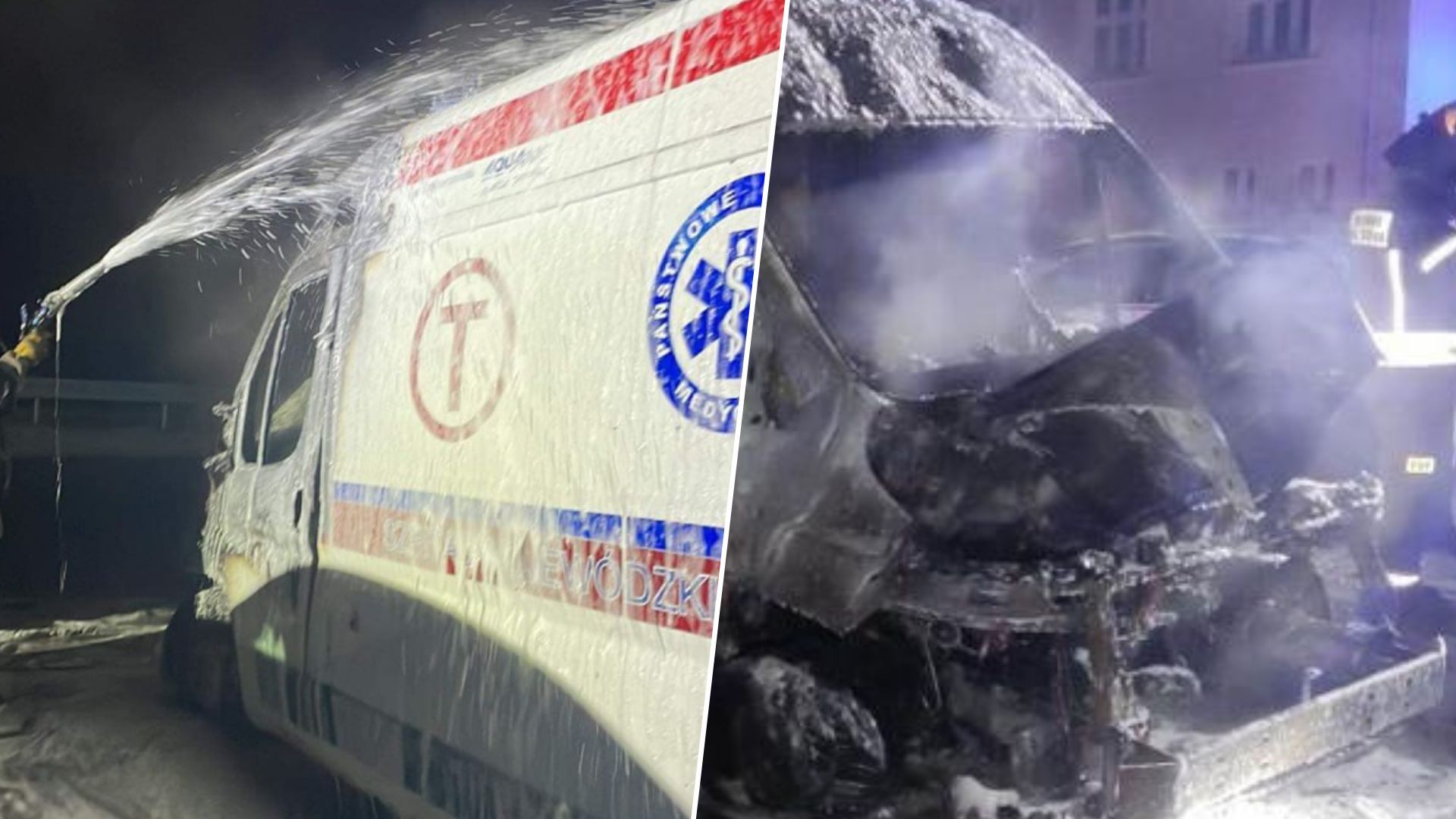 У Польщі чоловік спалив машини швидкої, які призначалися для України - 24 Канал У Польщі чоловік спалив машини швидкої, які призначалися для України - 24 Канал