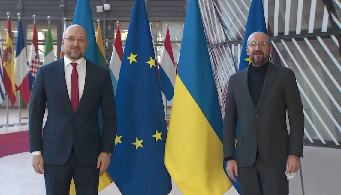 Шмигаль и Шарль Мишель Шмигаль и Шарль Мишель