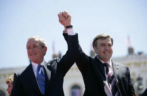 Маакашвили и Буш-младший