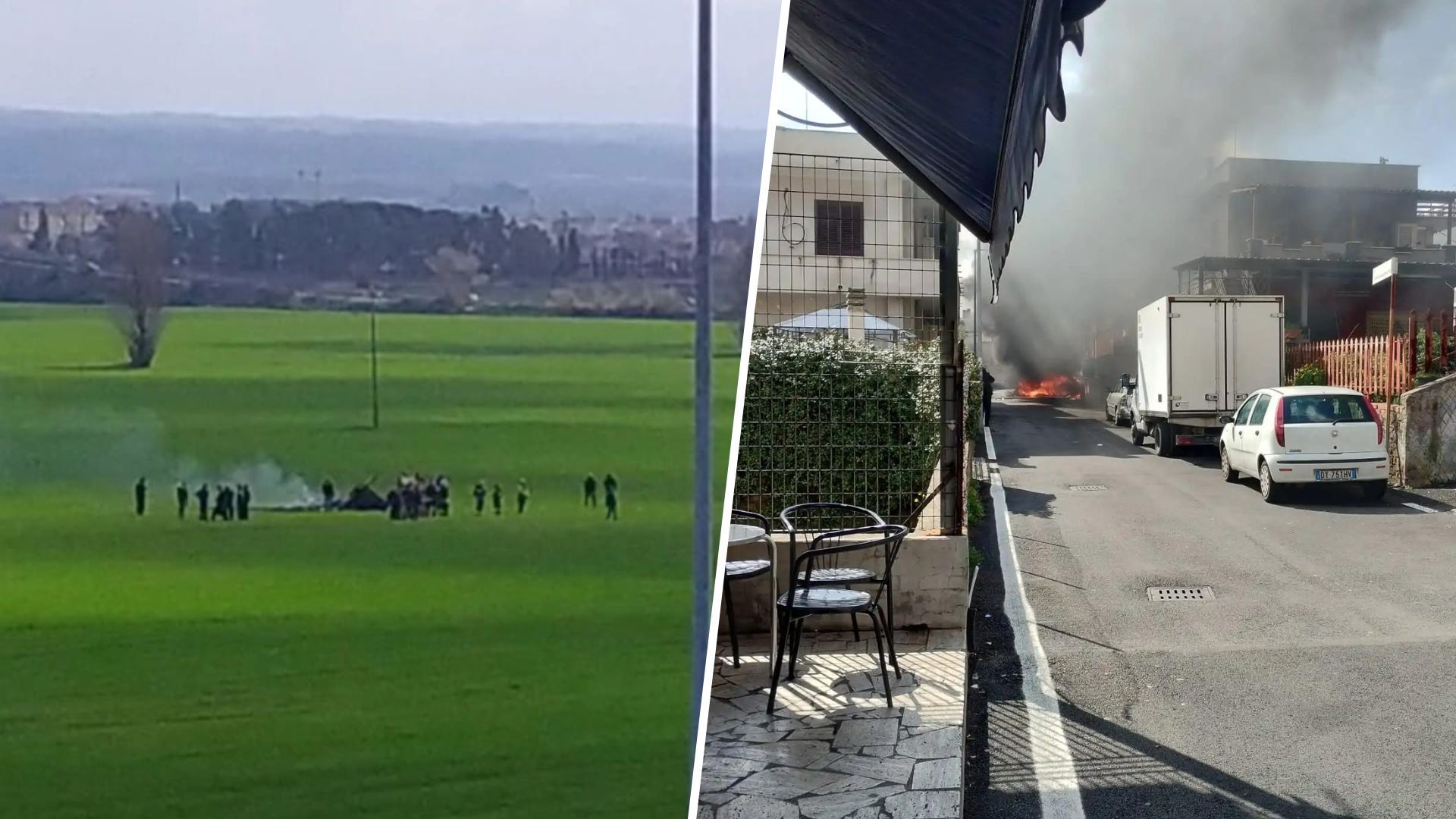 Авиакатастрофа над Римом - столкнулись 2 самолета Воздушных сил 7 марта 2023 - 24 Канал Авиакатастрофа над Римом - столкнулись 2 самолета Воздушных сил 7 марта 2023 - 24 Канал