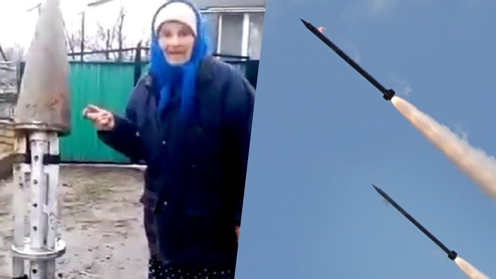 Бабуся з Херсонщини відважно позувала з ракетою окупантів та здивувала мережу - відео - 24 Канал Бабуся з Херсонщини відважно позувала з ракетою окупантів та здивувала мережу - відео - 24 Канал