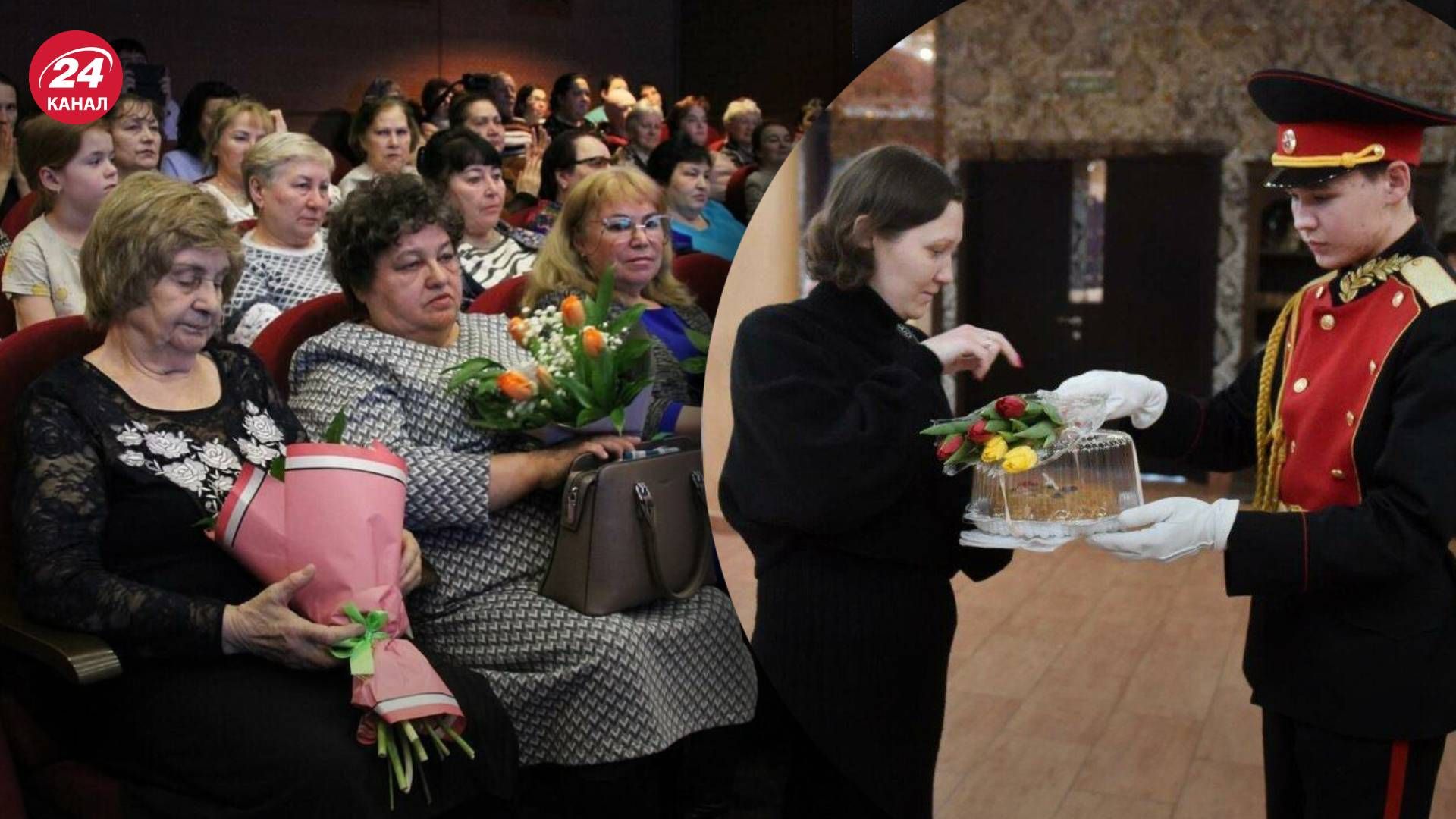 У Росії жінкам до 8 березня дарують фотосесії з кітелями загиблих чоловіків