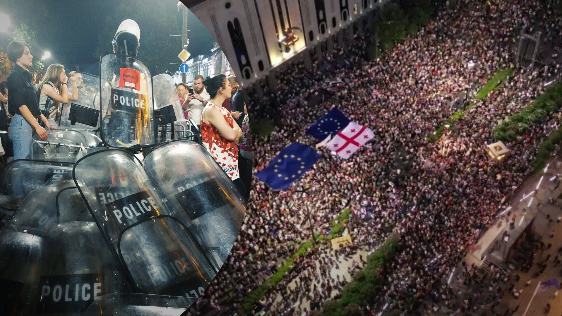 Протесты в Грузии 7 и 8 марта – хронология митинга против закона об иноагентах Протесты в Грузии 7 и 8 марта – хронология митинга против закона об иноагентах