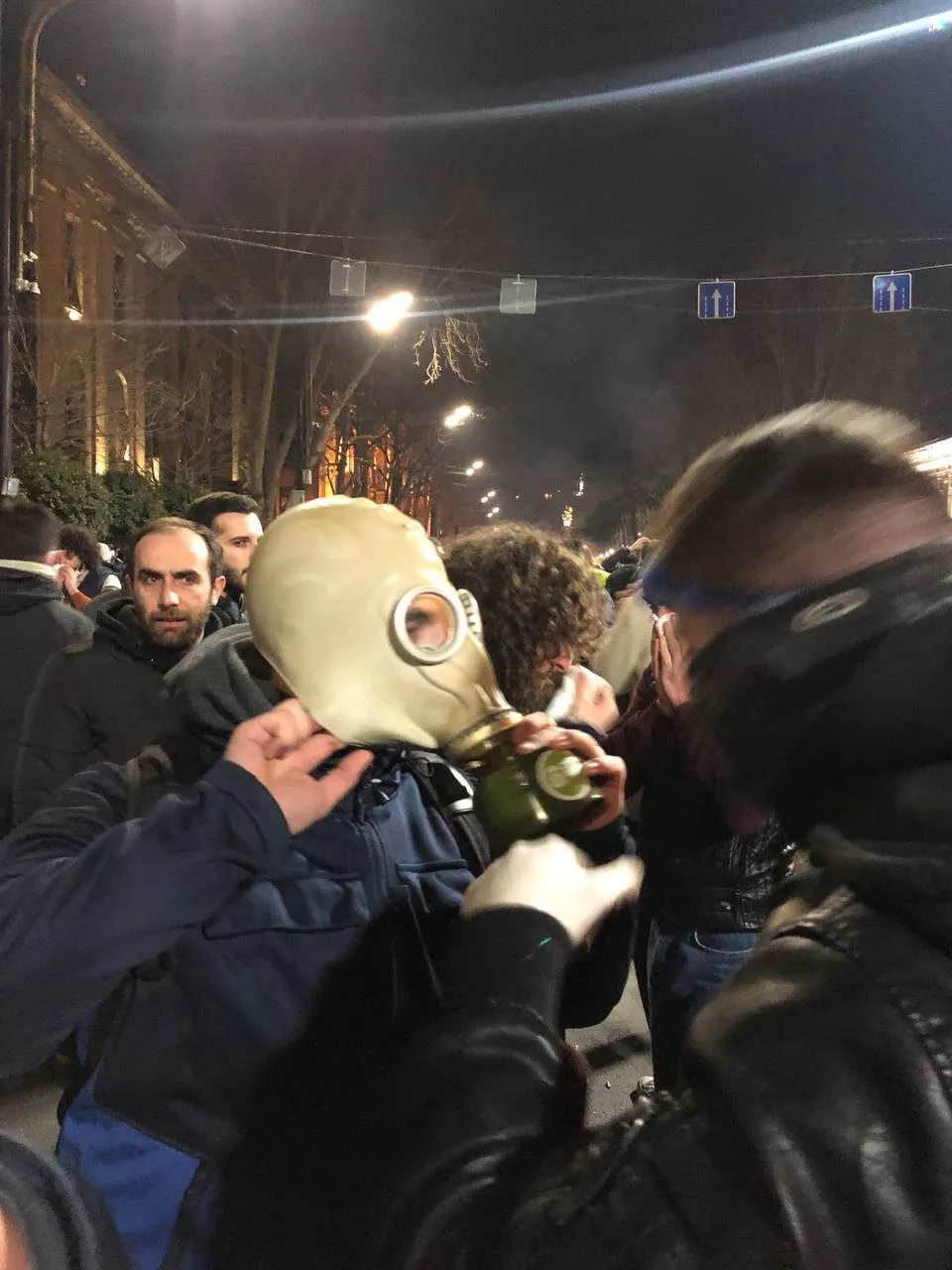 Протесты в Грузии 8 марта