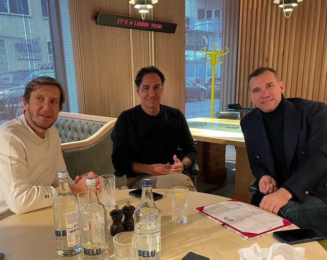 Массімо Амброзіні, Алессандро Неста та Андрій Шевченко Массімо Амброзіні, Алессандро Неста та Андрій Шевченко