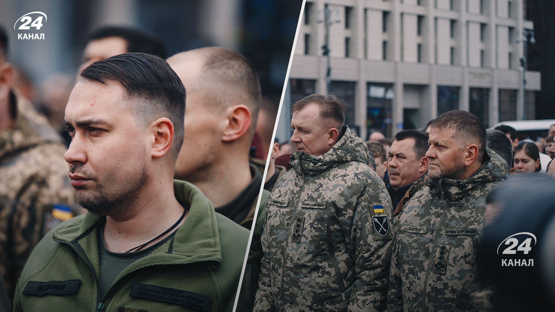 Валерій Залужний, та Кирило Буданов прощаються з Дмитром Да Вінчі Коцюбайлом - фото Валерій Залужний, та Кирило Буданов прощаються з Дмитром Да Вінчі Коцюбайлом - фото