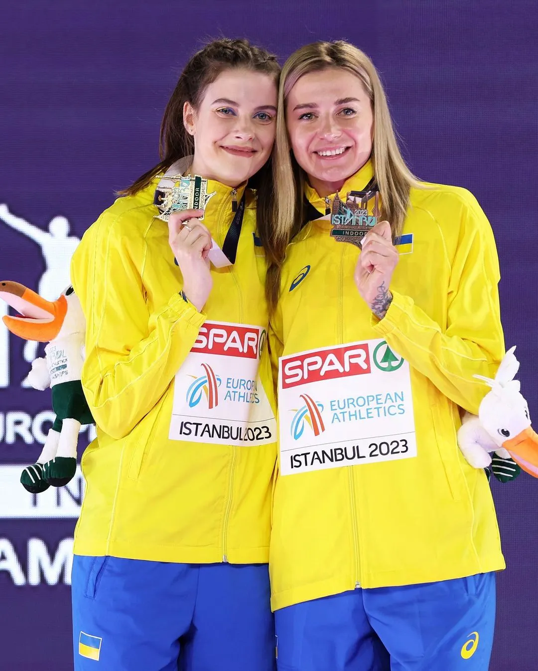 Магучіх разом із Табашник на п'єдесталі ЧЄ-2023 Магучіх разом із Табашник на п'єдесталі ЧЄ-2023