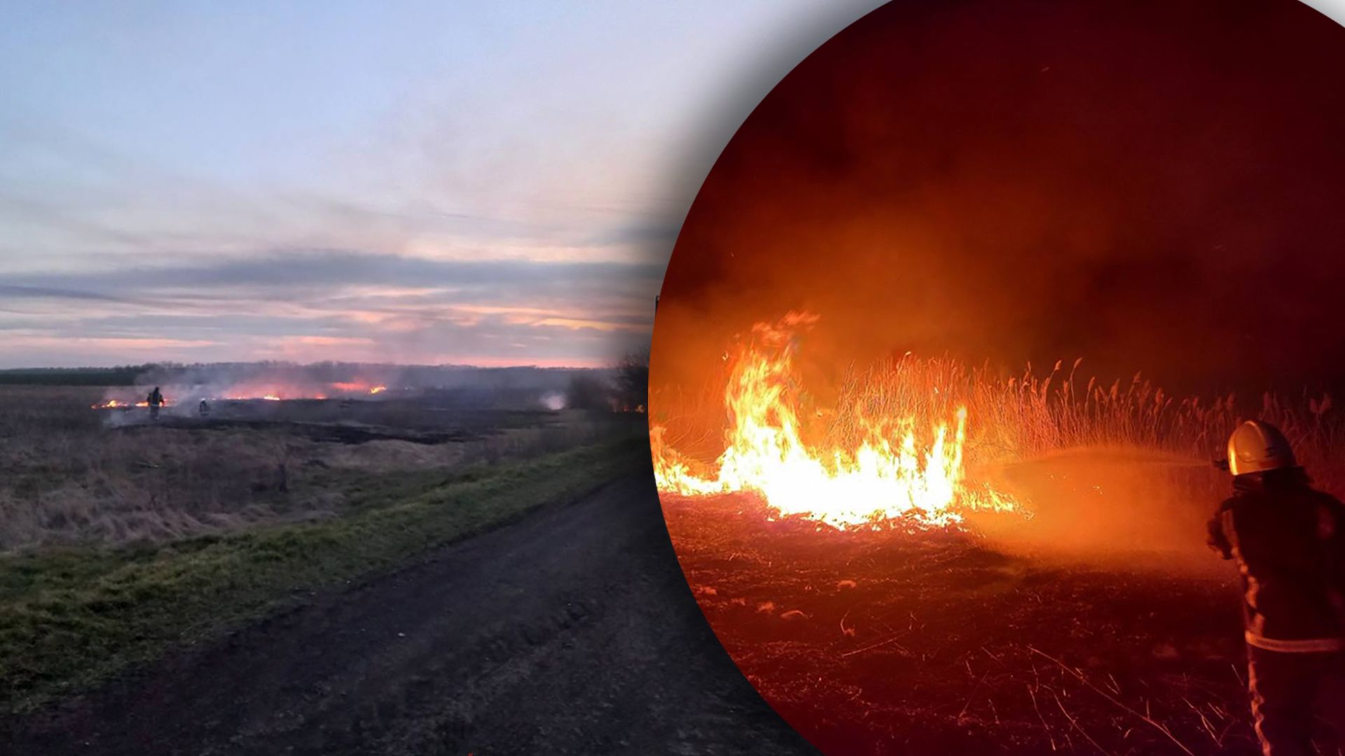 Масштабный пожар в Николаевской области 10 марта - в ГСЧС рассказали причину
