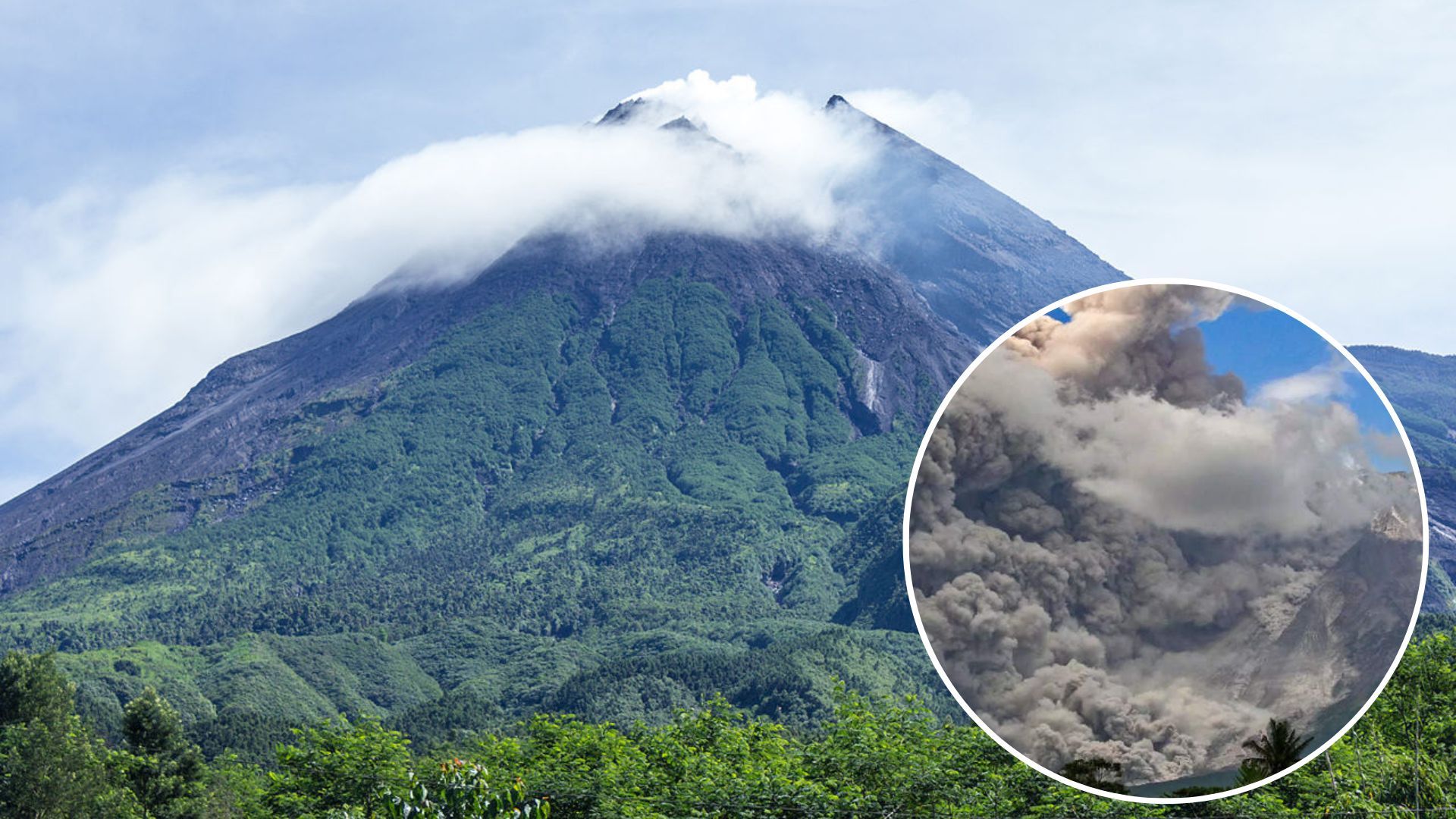 В Индонезии началось извержение вулкана Мерапи 11 марта 2023 - фото и видео - 24 Канал