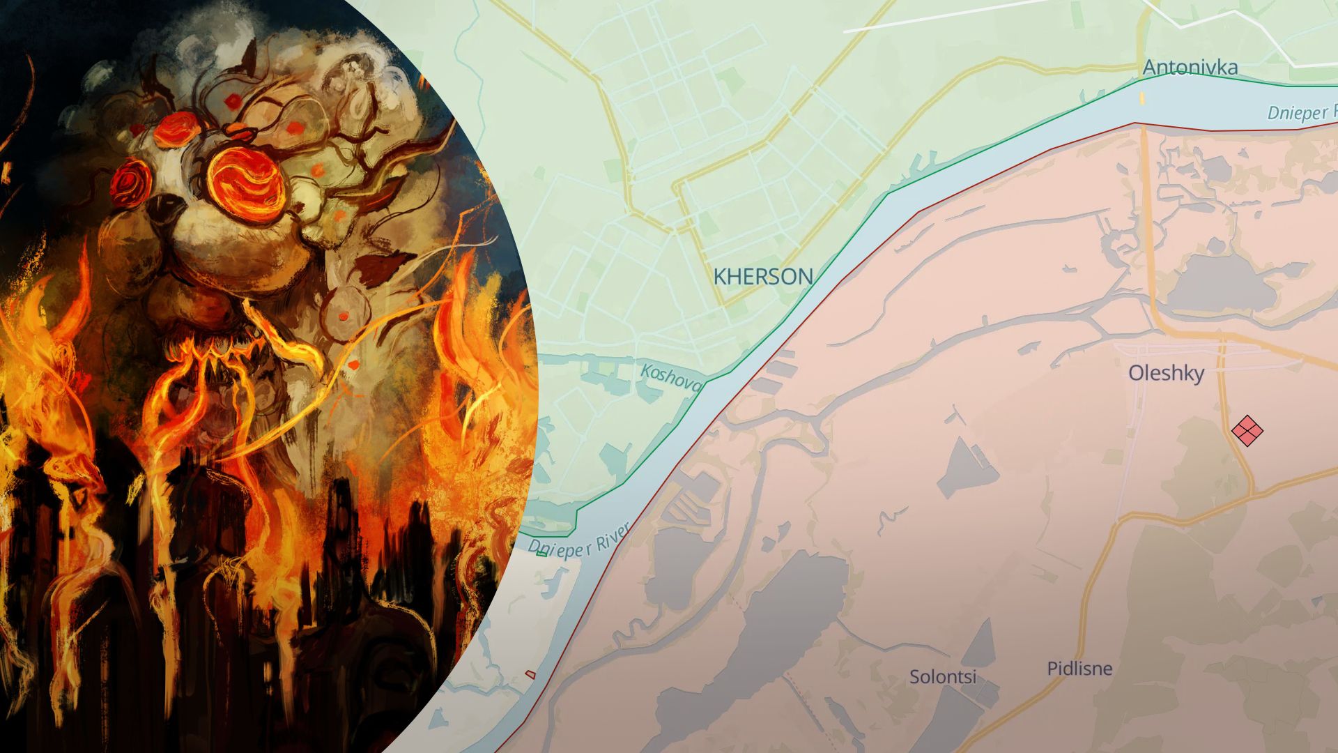 Взрывы в Олешках - ВСУ уничтожили склад с боекомплектом российских военных Взрывы в Олешках - ВСУ уничтожили склад с боекомплектом российских военных